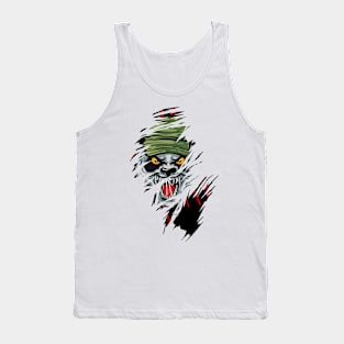 Panda Army Tank Top